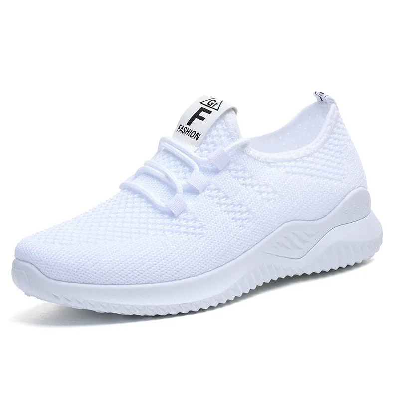 Breathable Mesh Lace Up Athletic Shoes (multiple color options)