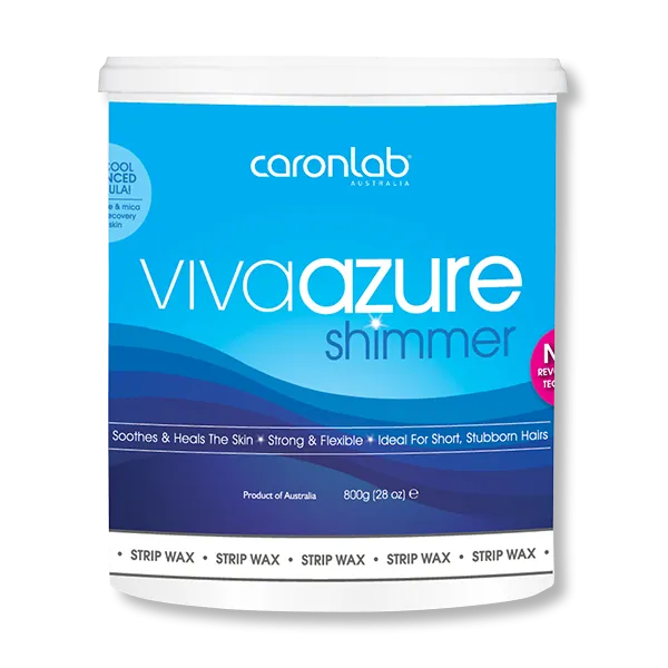 Caronlab Viva Azure Shimmer Strip Wax 800g