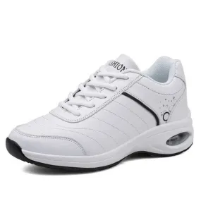 Cuzcare Women Orthopedic Shoes Leather Waterproof Sneakers