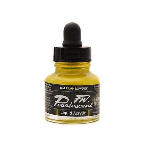 Daler Rowney FW Pearlescent Inks 1oz Various Colors