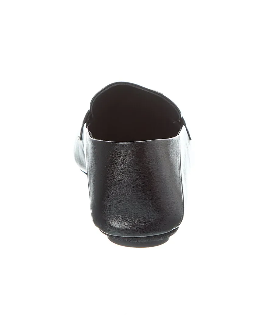 FENDI Logo Leather Loafer