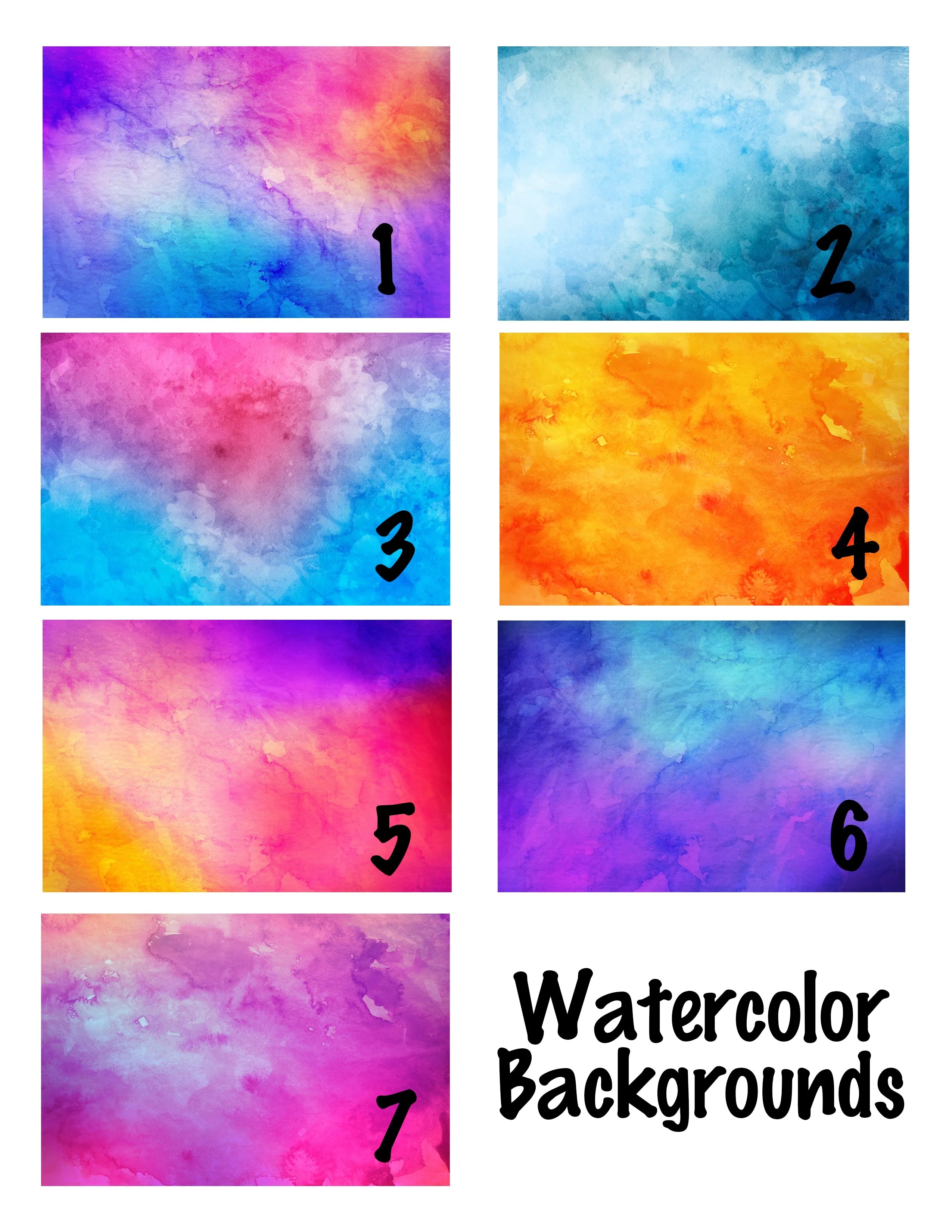 Flower Custom Slides / Sandals - Watercolor