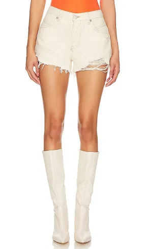Free People x We The Free Now Or Never Denim Short in Cream