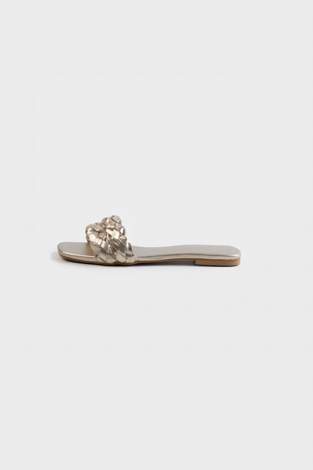Gold Shimmery Flats