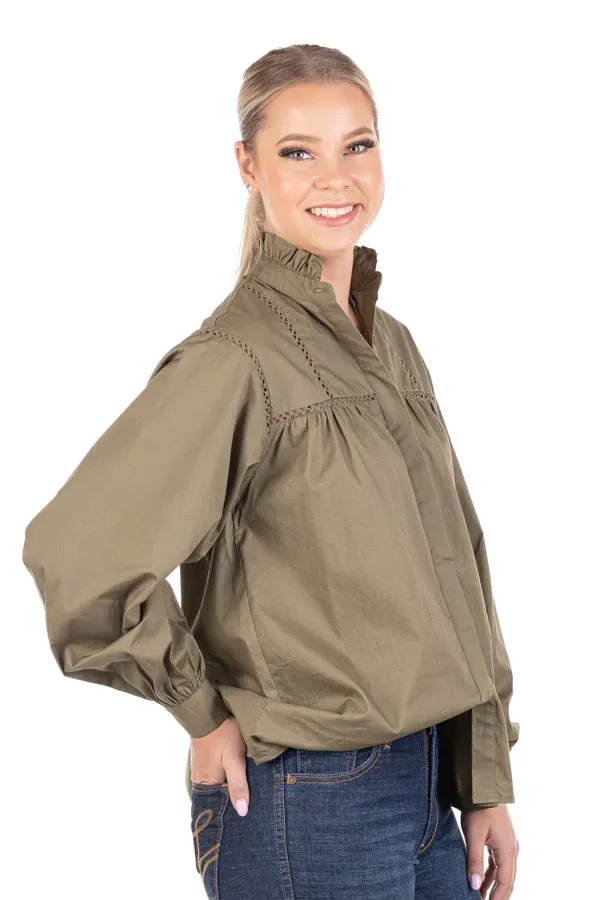 LADIES HITCHLEY AND HARROW WISTERIA LANE L/S SHIRT