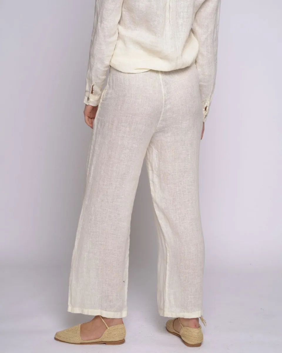 Linen Elastic Trousers