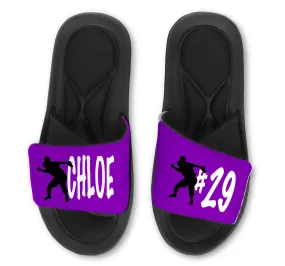Softball Custom Slides / Sandals -Choose Your Colors