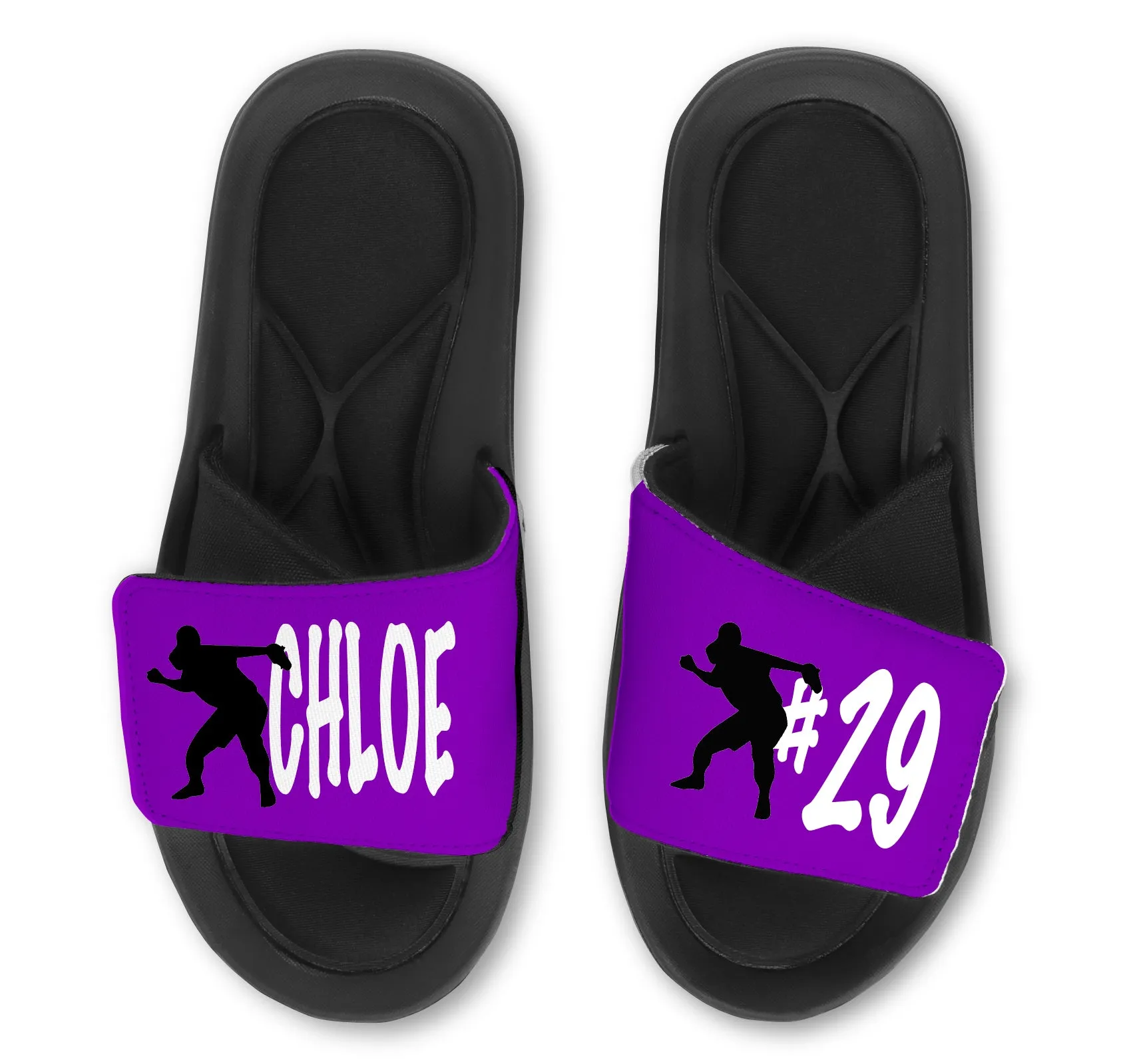 Softball Custom Slides / Sandals -Choose Your Colors