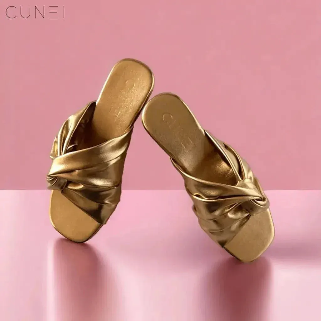 Wrapped in Rose Gold Wedges