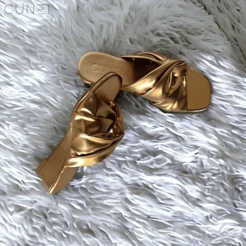 Wrapped in Rose Gold Wedges
