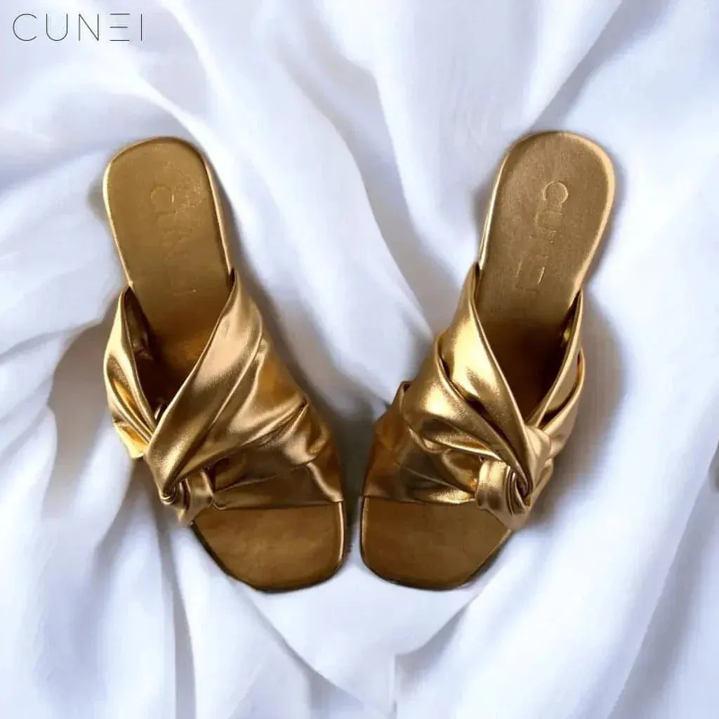 Wrapped in Rose Gold Wedges