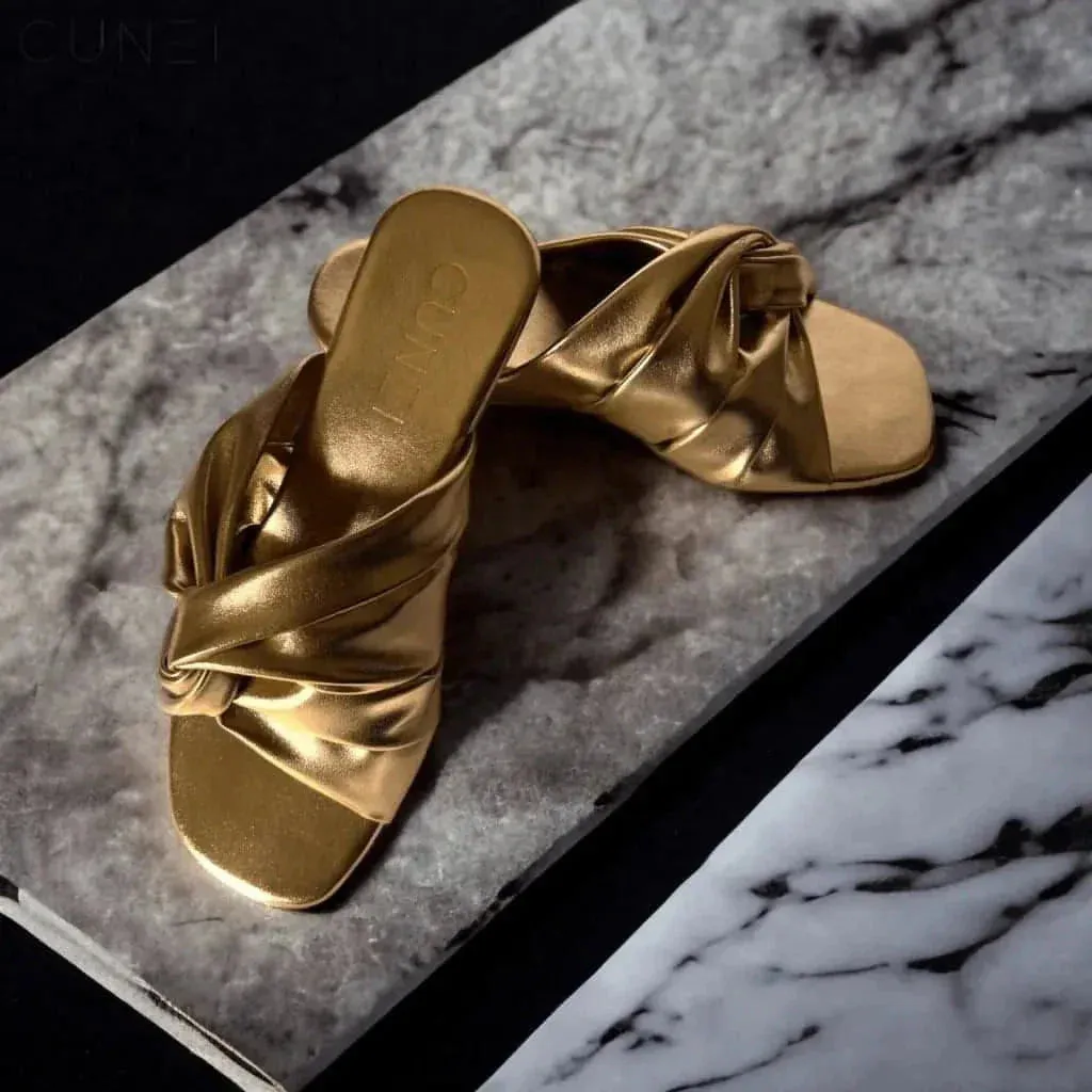 Wrapped in Rose Gold Wedges